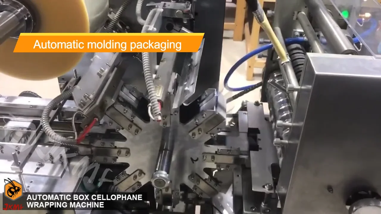 Automatic Cellophane Box Wrapping Machine For Cigarettes Cellophane