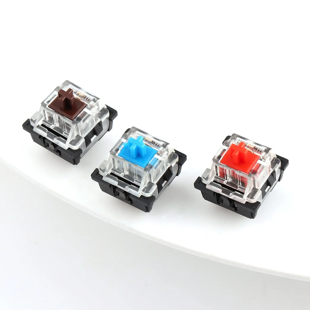 Keyboard Switches Mechanical 2 Pin Blue Red Brown Tact RGB Slient Tactile Mechanical Keyboard Switch for Gaming Keyboard