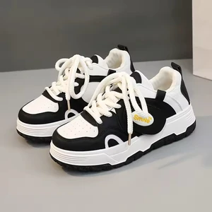 HF6606 New Women's Shoes 2023 Summer and Autumn Breathable Thick Sole Sports and Casual Versatile Women's Shoes