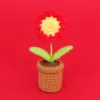 Red-daisy-super mini small wool basin