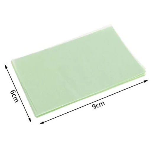 Natural Green Tea Oil Blotting Sheets for Face - 25% Larger Sheets - Easy Dispensing Oil Absorbing Sheets for Face