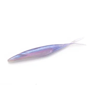 Fork Tail Stainless Steel Artificial Soft Bait 6-Piece Hookless for Sea Fishing Bass & Mandarin Fish Beak Bambos – Soft Lure – view 3