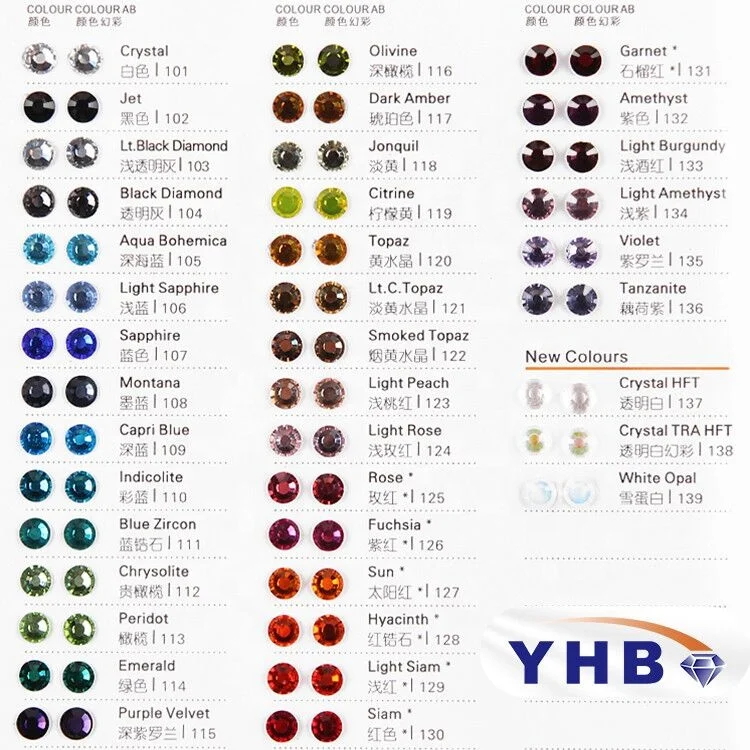 YHB Genuine Austrian Crystal Neckline Design Rhinestones Near Me Wholesale Prices Rhinestone