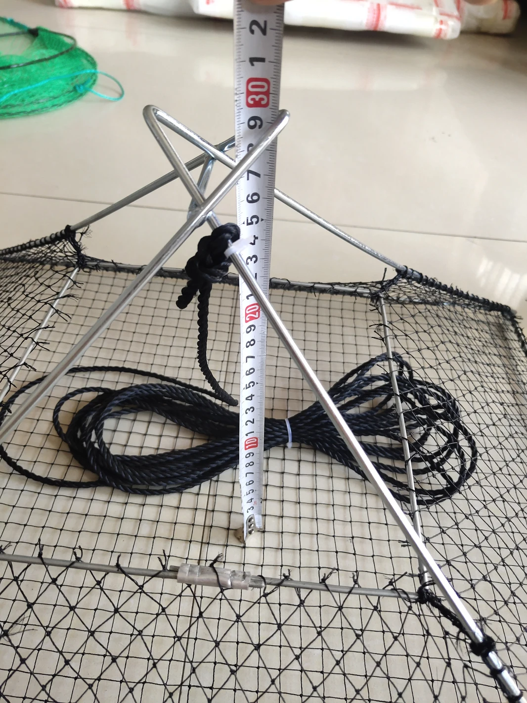 PE Mesh Fish Pot Crayfish Pot Fishing Net Hot Selling Nylon Aquaculture ...