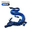 Chinese Dragon - Laser Blue-Black
