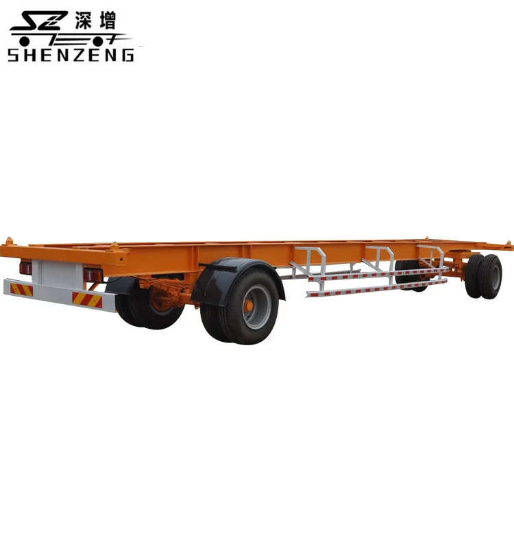 Truck Trailer Use 2 Axle Container Trailer Chassis for Sale