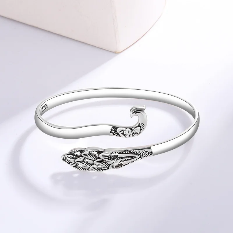 Shop Our Trendy Silver Plated Bracelet - Chinese Tradition Phoenix