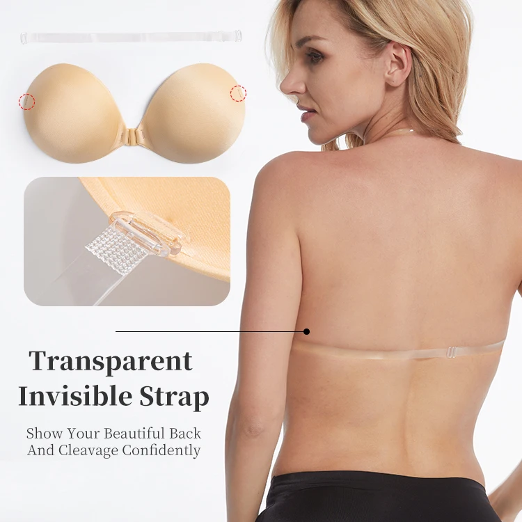 Adhesive Strapless Sexy Bra Women Sticky Invisible Push-Up Deep V-shaped Wire-Free Backless Dress Upgraded Clasp Lingerie| Alibaba.com Adhesive Strapless Sexy Bra Women Sticky Invisible Push-Up Deep V-shaped Wire-Free Backless Dress Upgraded Clasp Lingerie| Alibaba.com