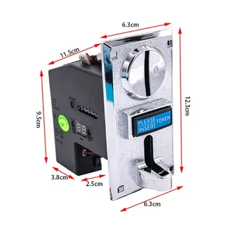 ボンナム【送料込】コイン不要機付 クランキーセレブレーション CPUコインセレクター616ユーロ6種類のコインマルチコインアク
