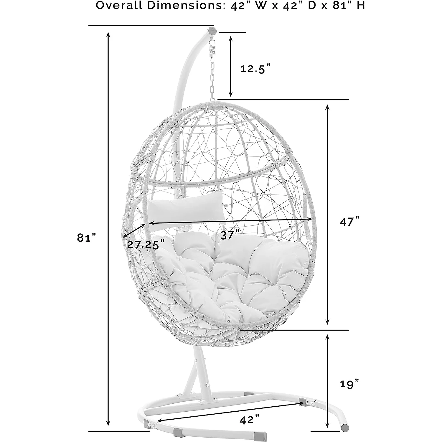 Double Up On Comfort With Outdoor Double Seat Hanging Egg Chairs Buy