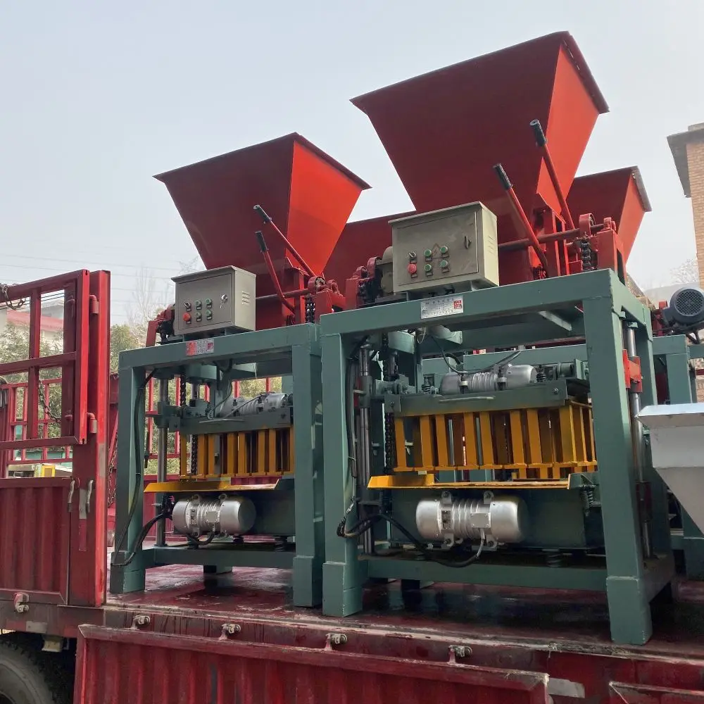 4-35D New Industrial Semi-Automatic Brick Making Machine Chain Lifting ...