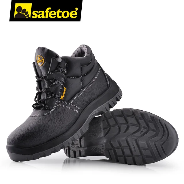 antideslizantes con punta de acero Botas protectoras de seguridad para hombre zapatos de trabajo transpirables 