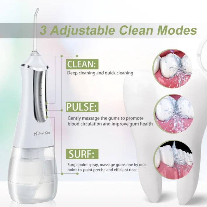 350ml Water Tank Portable Oral Irrigator IPX7 Waterproof Water Flosser Dental flosser