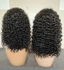 Natural color curly bob