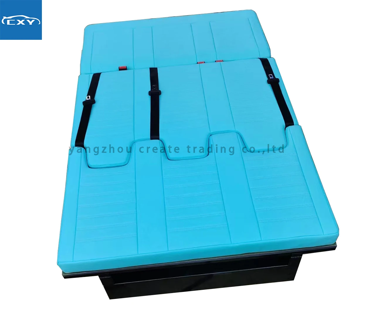 Comfortable Folding Rv Camper Van Sofa Seat Bed Three Passager Seat