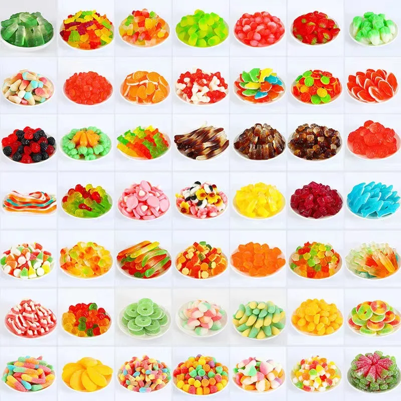 Funny Tooth Shape Fruit Shape Soft Candy Halloween Gummy Candy Halloween Vampire Scare Funny Teeth Shaped Jelly Gummy Candy