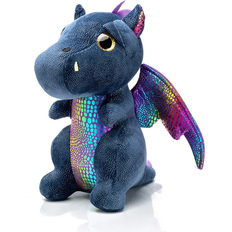 Cartoon Cute Color Wing Small Flying Dragon Doll Dinosaur Plush Toy Kawaii Tyrant Pillow Soft Stuffed Toys Kids PP Cotton Gift