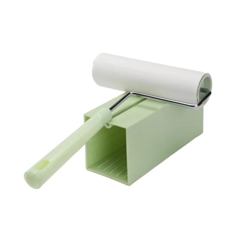 Manual Plastic Lint Roller Felt Sticky Paper Clothing Sofa Floor Dust Collector Cat Hair Lint Roller Brush for Home