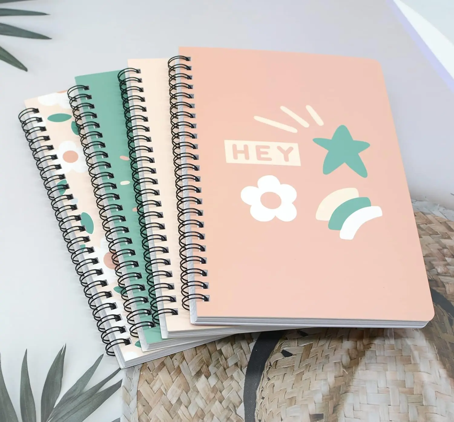 Custom Wide College Ruled Printing Soft Hardcover Paper Book School Exercise Composition Notebook for Kids Students