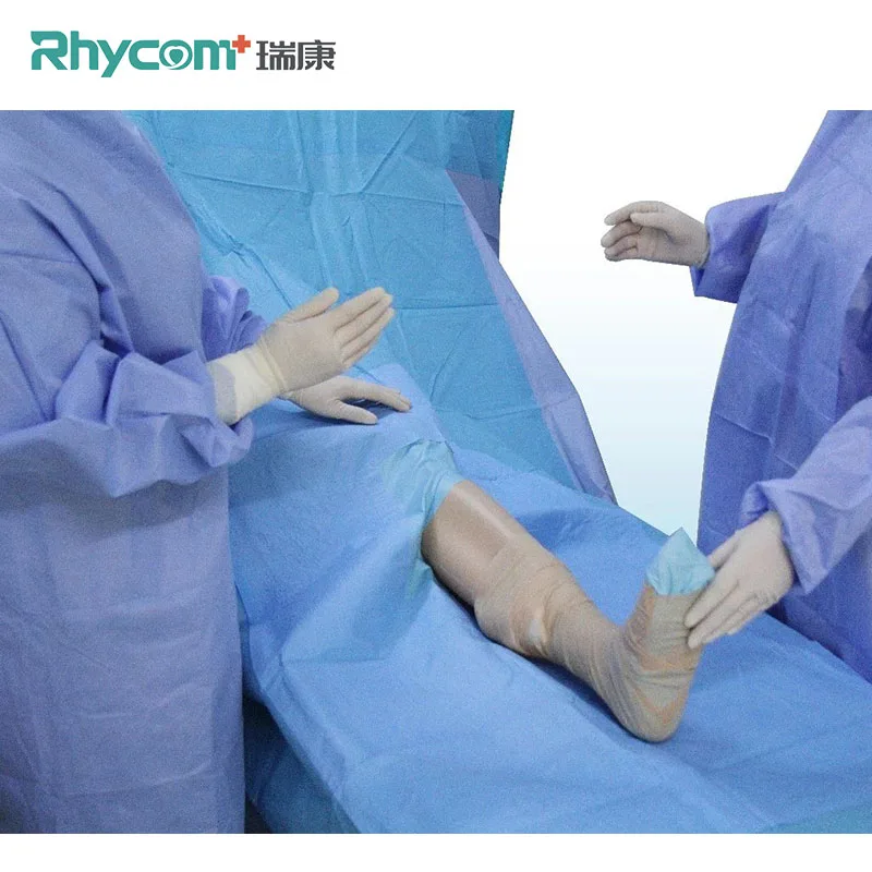 Rhycom disposable orthopedic surgical operating kit sterile surgical drape pack kit