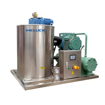Flake Ice Machine Mquina De Hielo 3 Toneladas  Per Day Sea Water Ice Maker Machine for Fishing