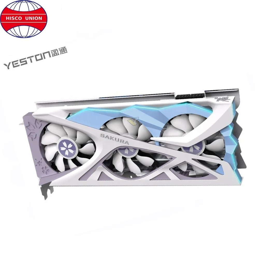 YESTON Radeon RX 6800 16GB SAKURA HITOMI GDDR6 Graphics Card