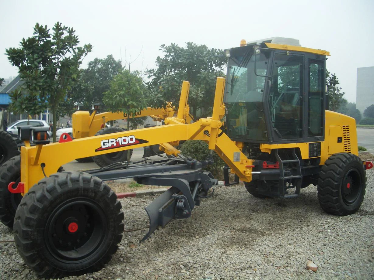 China Brand GR100 Road Grader Machine Mini Motor Grader for Sale