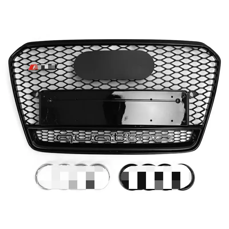 RS5 front grille for Audi A5 S5 B8.5  2012 2013 2014 2015 honeycomb grill facelift mesh front bumper grille