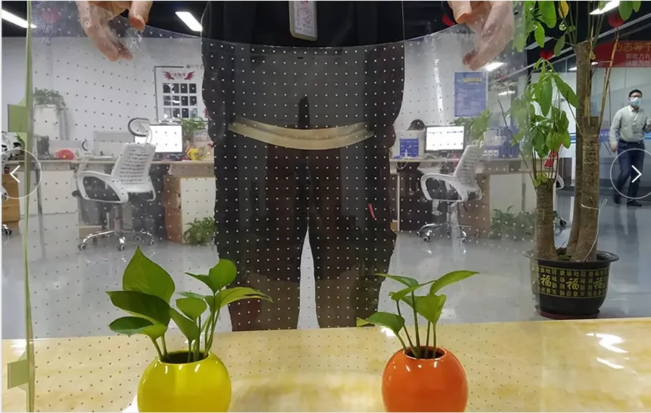 Cuttable and Customizable Transparent Crystal Screen Simple Installation Glass Transparent Film Screen