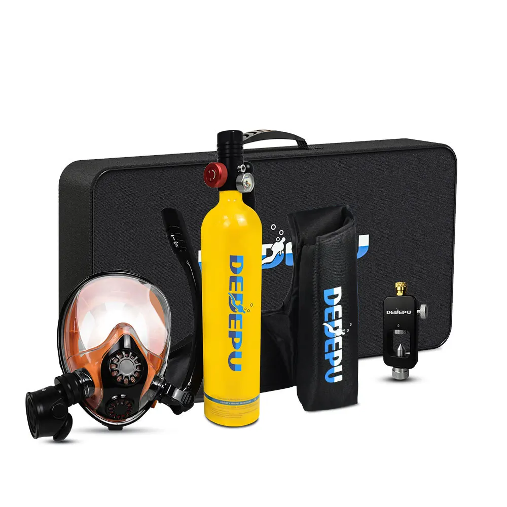 DEDEPU 1L S5000PLUS air tank up to 20 minutes dive mini scuba system diving  equipment kit