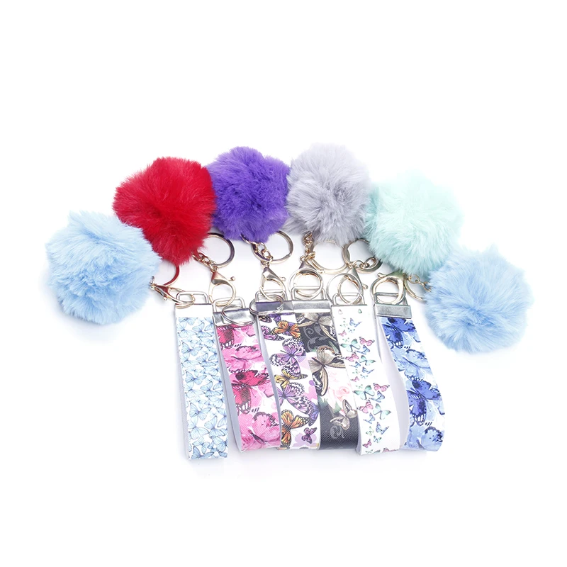 Hot Selling 2022 Sublimation Print Custom Leather Key Chain Accessories