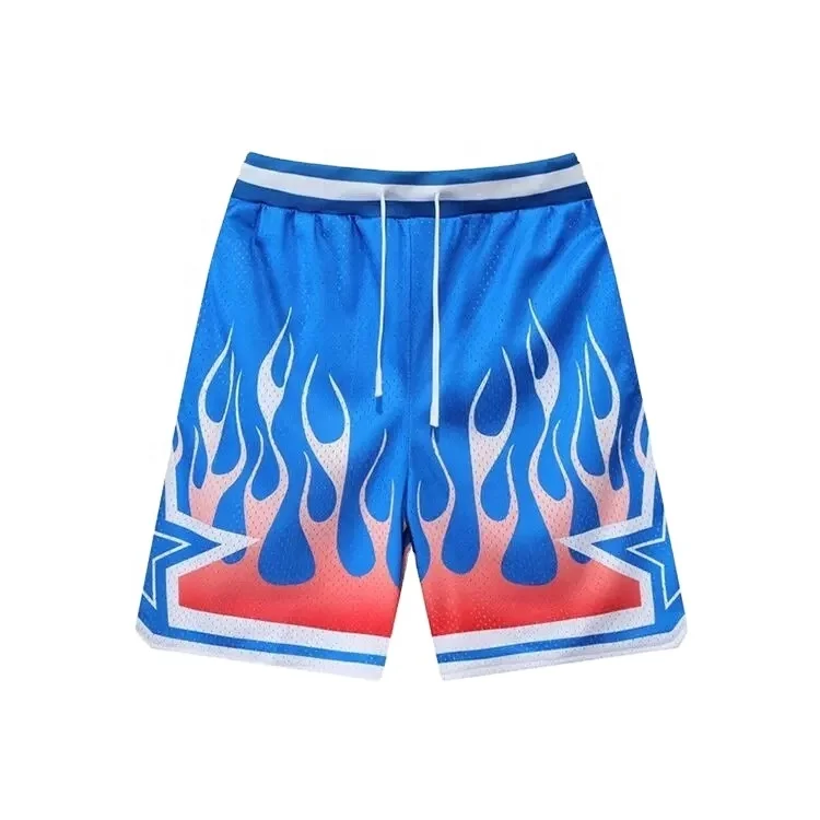 BETHERIVAL Oem Sports Running Gym Sweat Custom Logo Printed Basketball Polyester Gym Workout Sublimation Pocket Men's Mesh Shorts