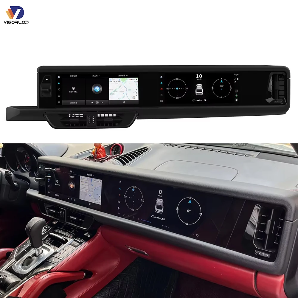 Car Monitor Auto Parts Left Rudder Central Control Screen Autoradio Android Auto Carplay Screen For