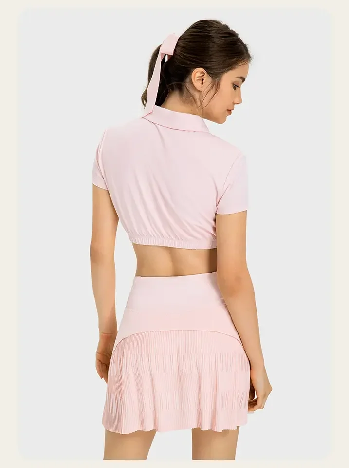 Women Tennis Suit Quick Dry Breathable Running Fitness Women Tennis