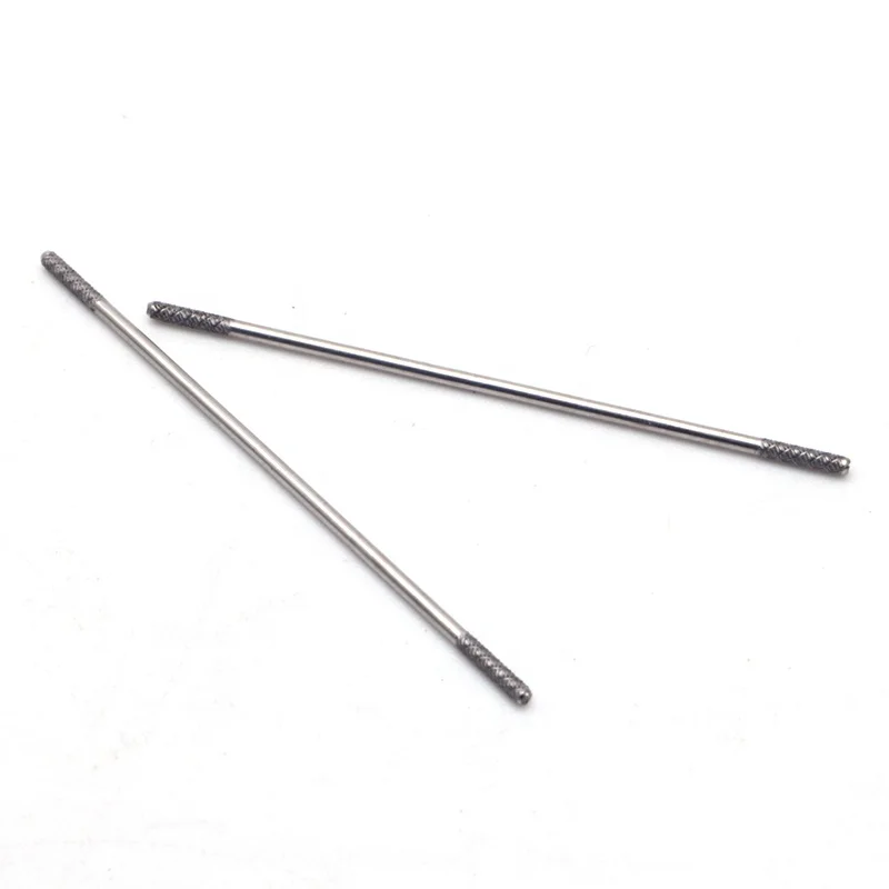 High Precision Customized CNC Lathing Stainless Steel Metal 1mm Small Knurled Dowel Pin