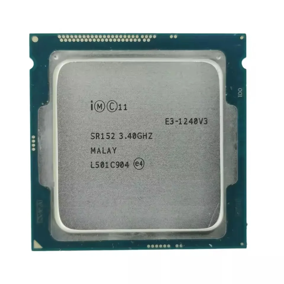 In Stock Xeon E3 1220v2 1225 V2 1230V2 1240v2 1245v2 1270V2 1280V2 1275V2 Quad-core Cpu Processor
