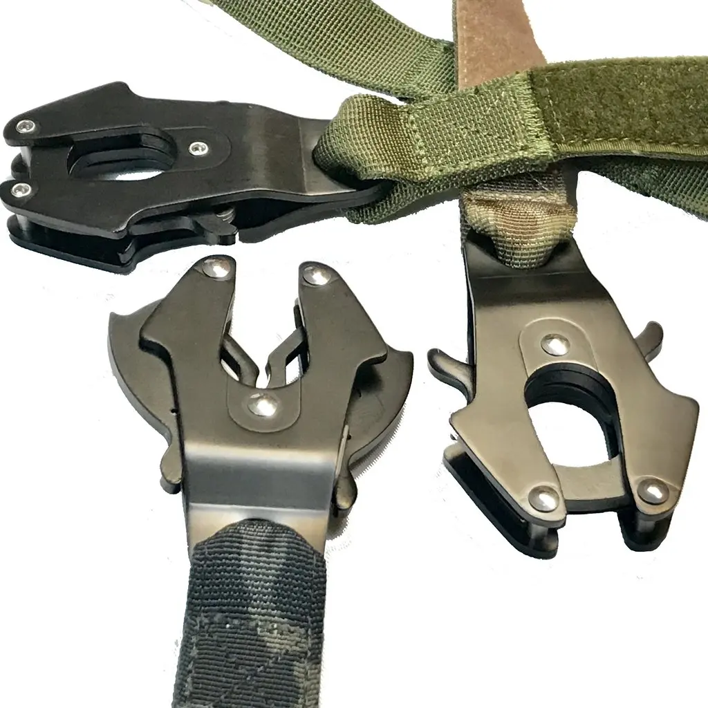 High Quality Customization Frog Clip Tactical Dog Leash Heavy Duty Style With Padded Handle and Metal Buckle