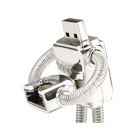 High Quality Metal Robot Shape USB Memory Flash Drive 2.0/3.0  8GB 16GB