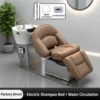 Fauteuil de shampooing rotatif avec circulation d'eau