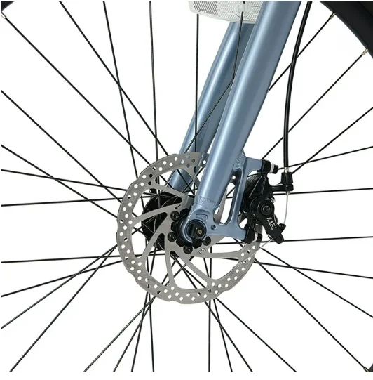 48cm aluminum alloy frame 24 speed disc brake swiss grey finish for adults-4