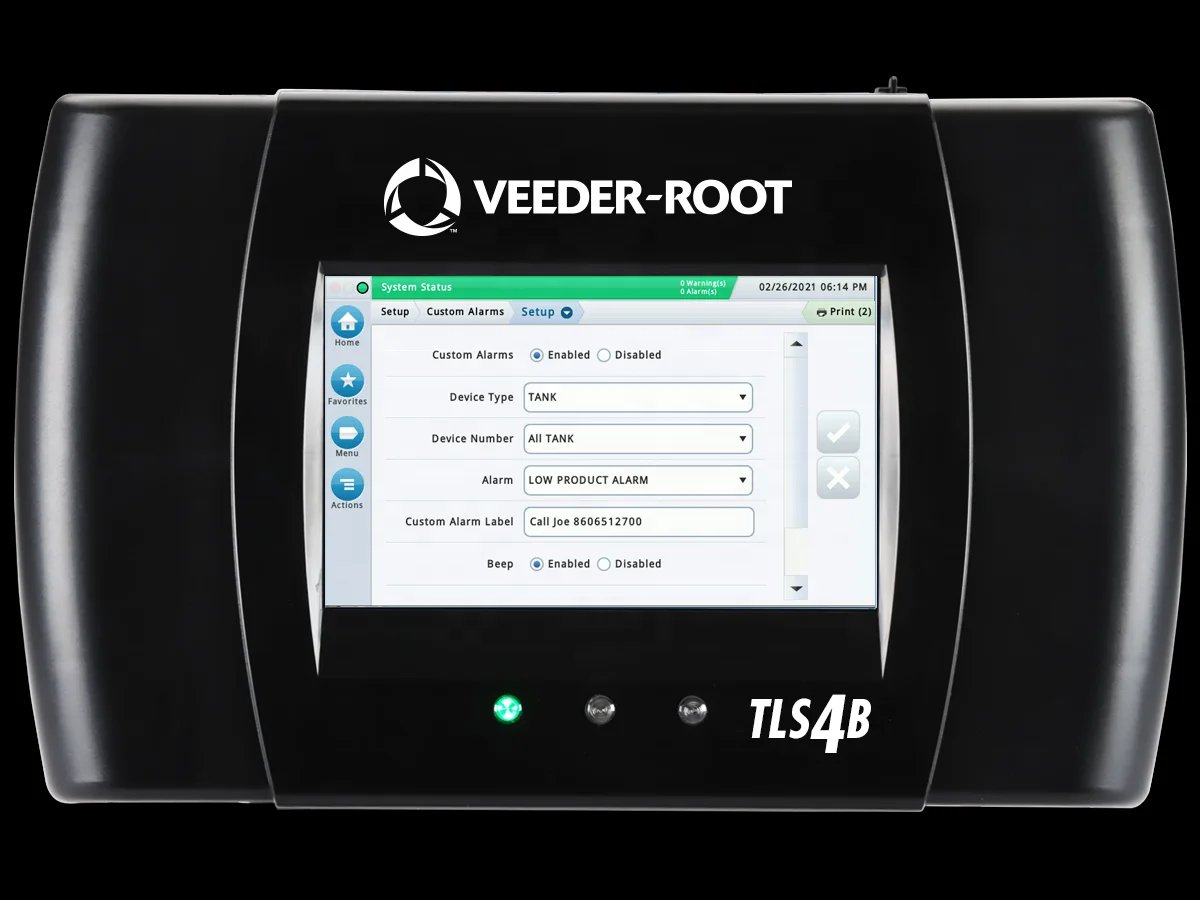 Tls4 Veeder Root TLS4B Console for Monitoring 6 Oil Tanks - Gas Station ...