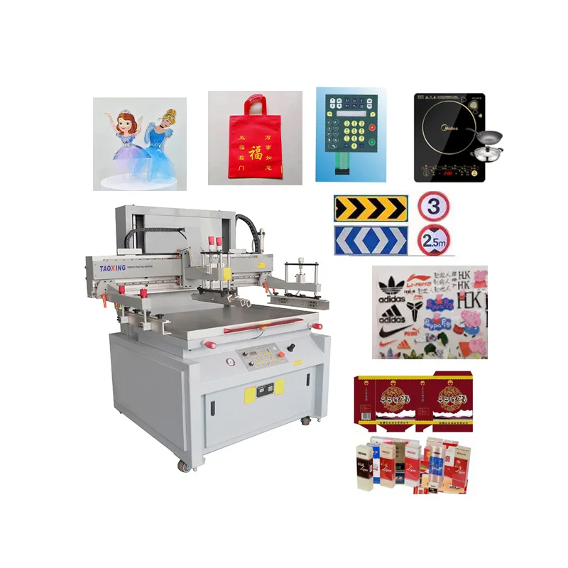Spot UV Coating Machine Screen Printer Flatbed Vacuum Silk Screen Printing Machine with Automatic Blanking Device
