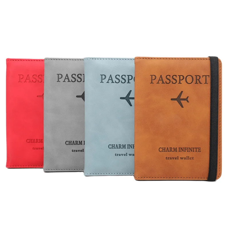 Rfid Anti-theft Brush Bag For Passports Custom Logo Pu Leather Fashion ...