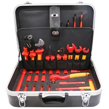 S687-42 SFREYA VDE 1000V Insulated Insulation tools case double color 42pcs Combination Tool Set