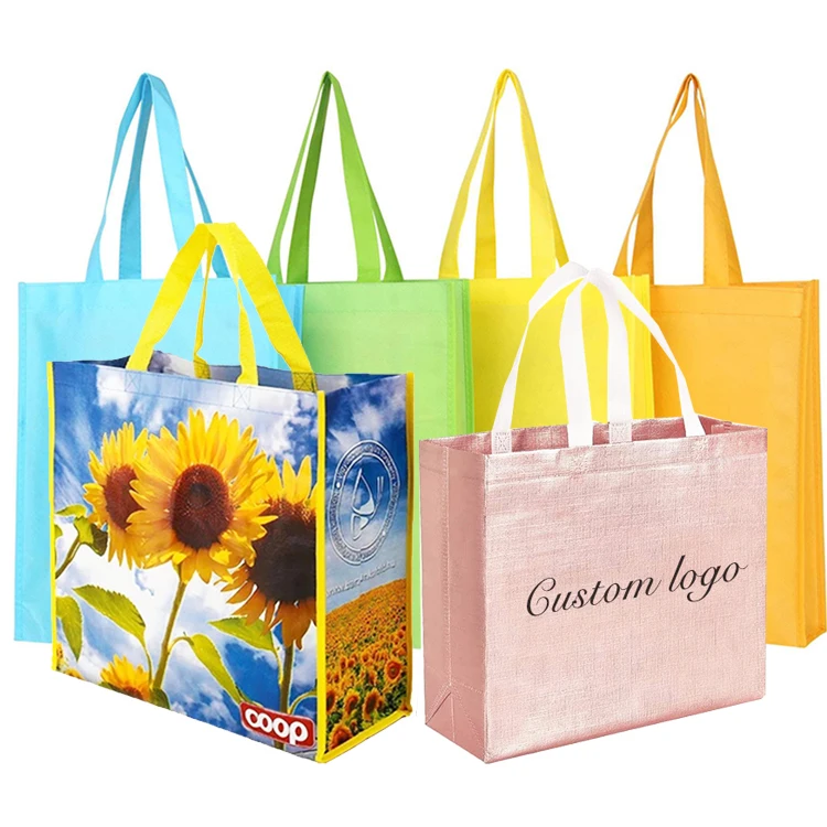 Wholesale Eco Friendly Recycle PP Laminated Non Woven Fabric Tote ...