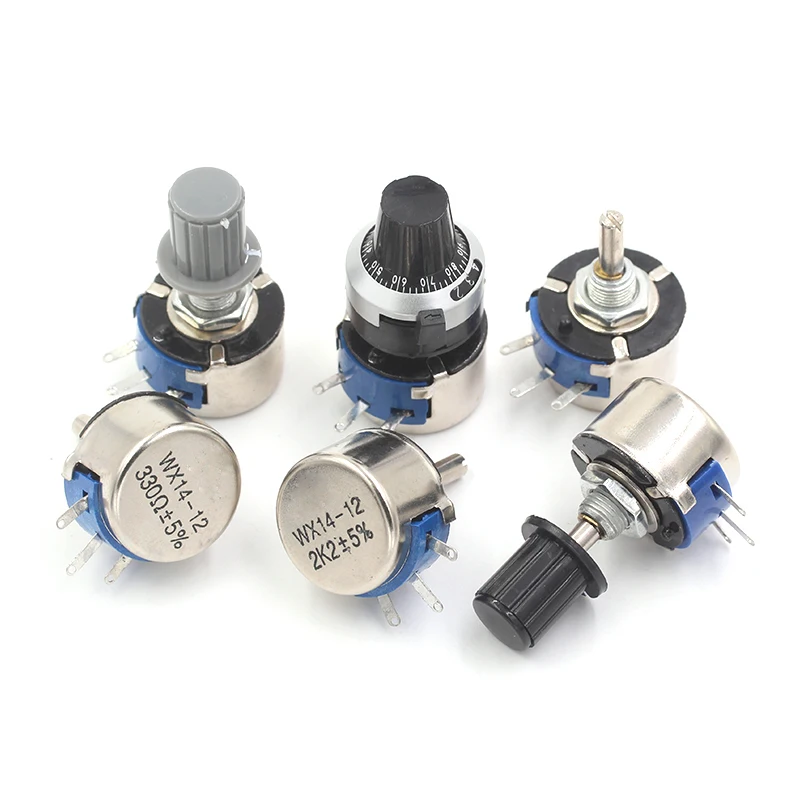 Potentiomètre 4K7 WX14-12 HAPRSLIKG Potentiomètre Enroulé à Fil 3W WX14-12 1K 2K2 3K3 Composant électronique Précision Potentiomètre 4K7 WX14-12 HAPRSLIKG Potentiomètre Enroulé à Fil 3W WX14-12 1K 2K2 3K3 Composant électronique Précision