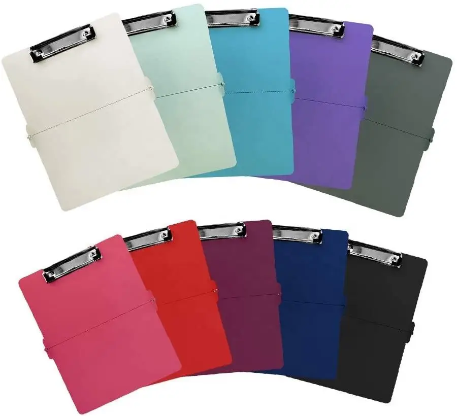 Лидер продаж Amazon Многоцветный зажим для медицинской папки из алюминиевого сплава с пользовательским логотипом складная клипса