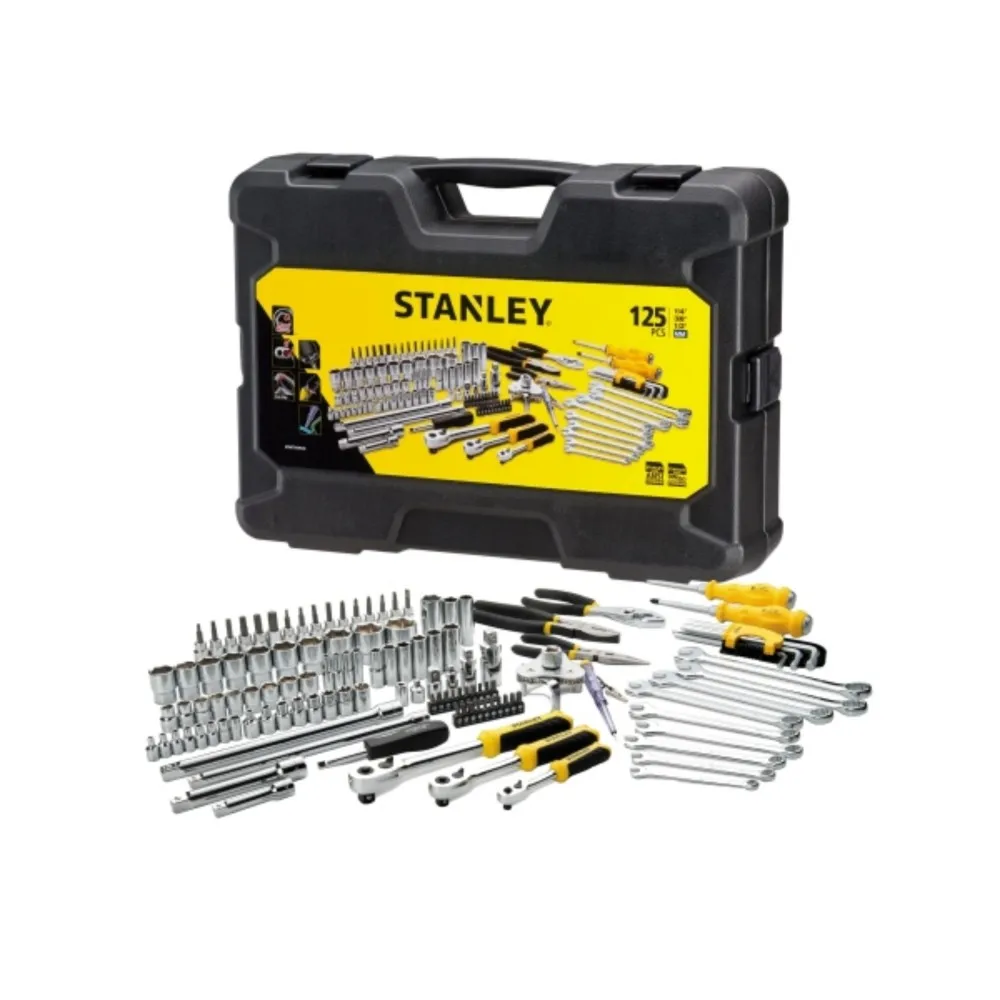 Stanley 125 Piece Multifunctional Tool Set, Machine Repair Set