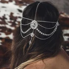 Full Crystal Diamante Head Band Hair Jewelry Wedding Bridal Head Jewelry Head Chain Birthday Gift