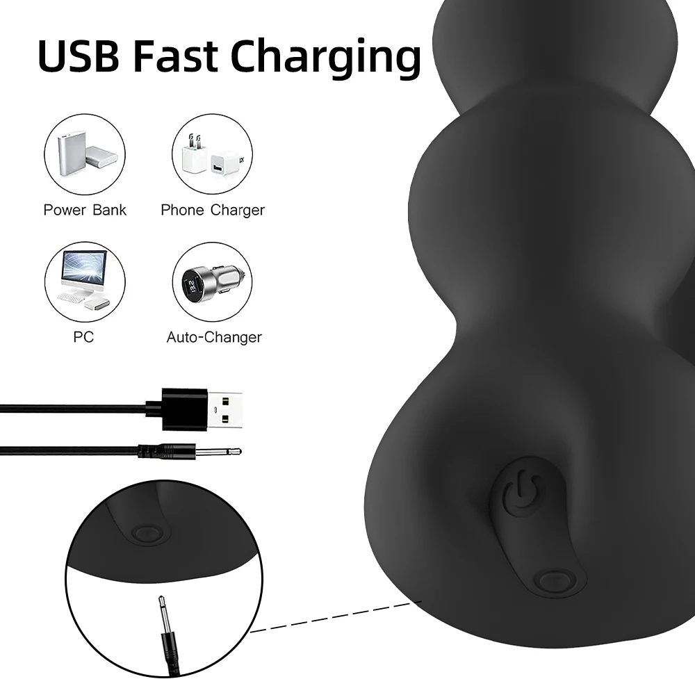 Factory Direct Man Ass Masturbator Remote Control Vibrator for Men Anus Sex